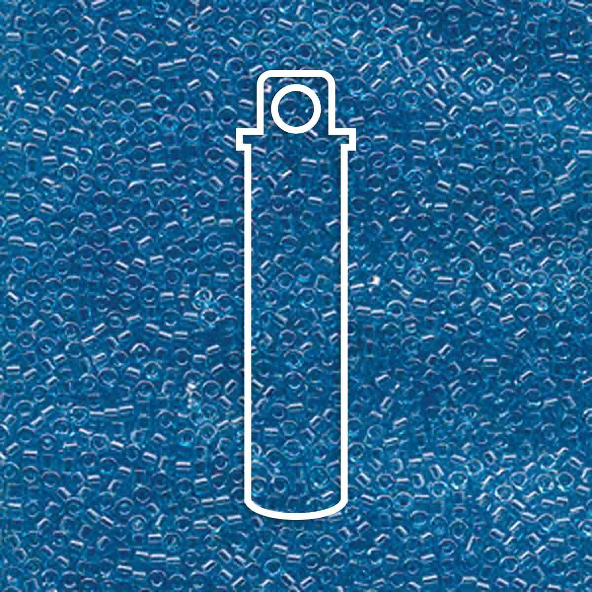 # 113 DBR Delica 11/0 TRANSPARENT BLUE LUSTRE - 7.2g Tube