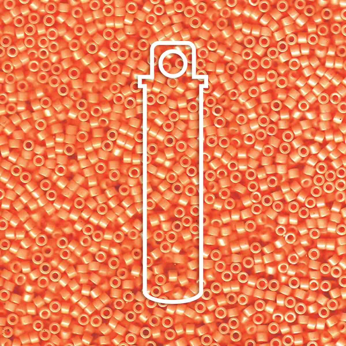 # 1133 DBR Delica 11/0 OPAQUE MANDARIN - 7.2g Tube