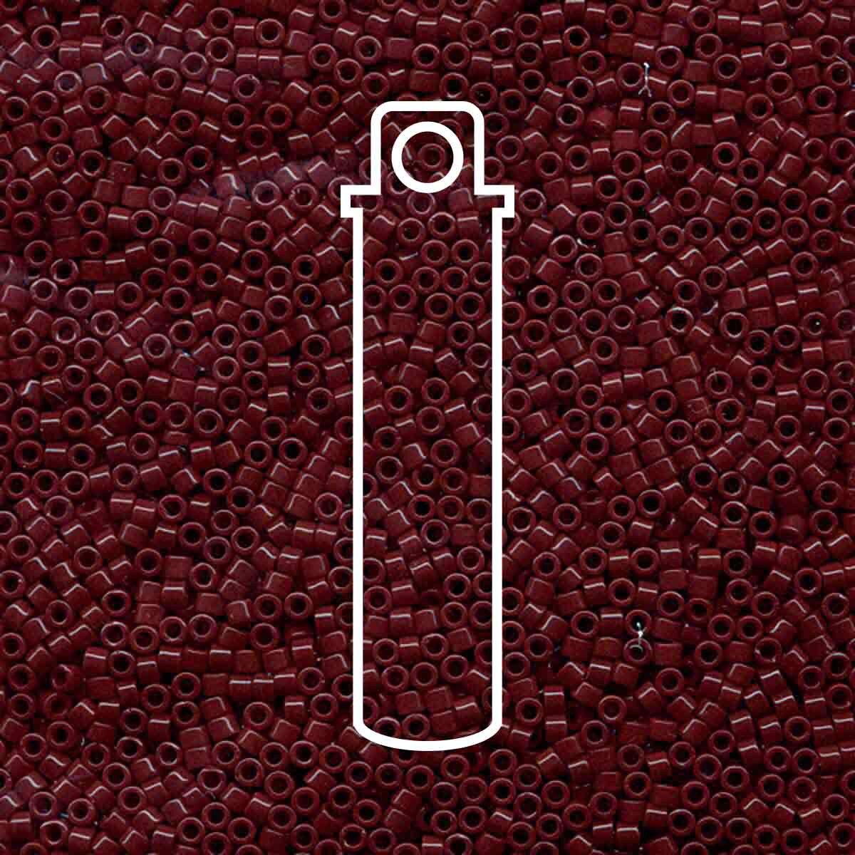 # 1134 DBR Delica 11/0 OPAQUE CURRANT - 7.2g Tube