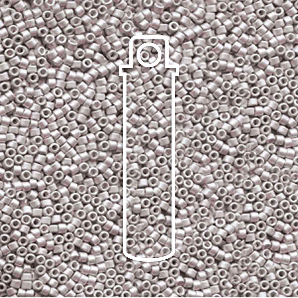 # 1158 DBR Delica 11/0 GALV SF LT SMOKY AMETHYST - 7.2g Tube