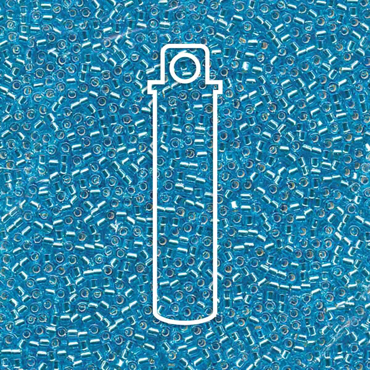 # 1209 DBR Delica 11/0 SILVERLINED OCEAN BLUE - 7.2g Tube