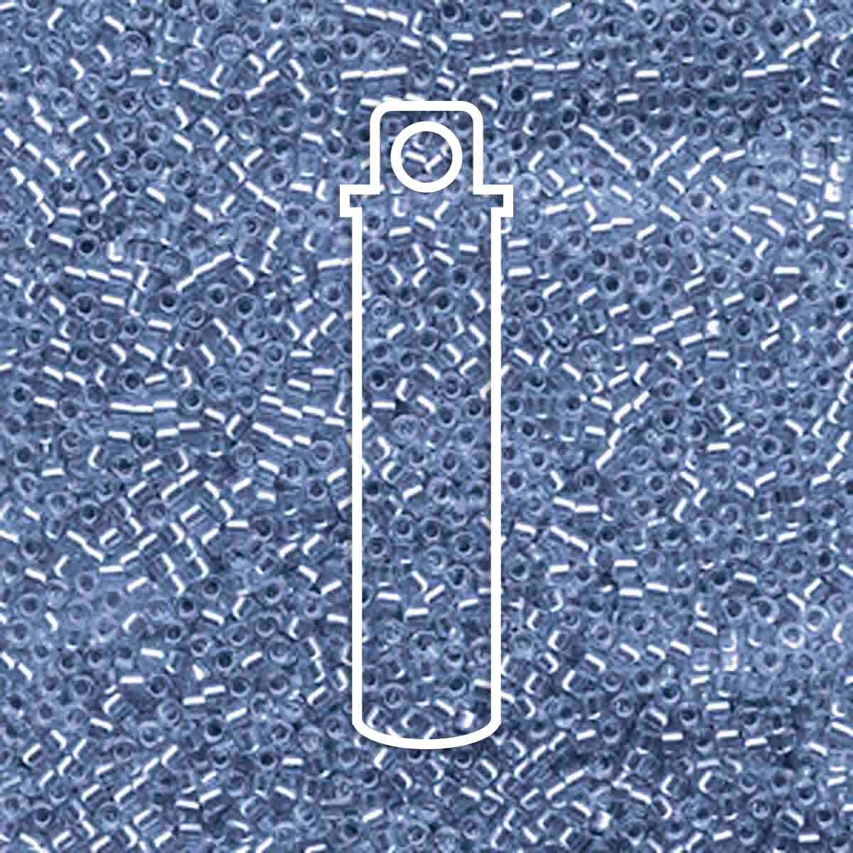 # 1210 DBR Delica 11/0 SILVERLINED AZURE BLUE - 7.2g Tube