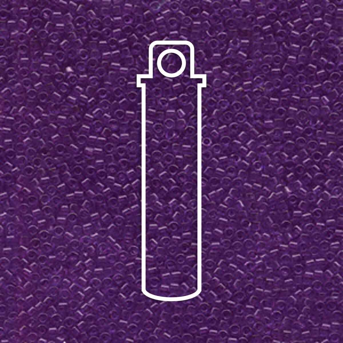 # 1315 DBR Delica 11/0 DYED TRANSPARENT VIOLET - 7.2g Tube