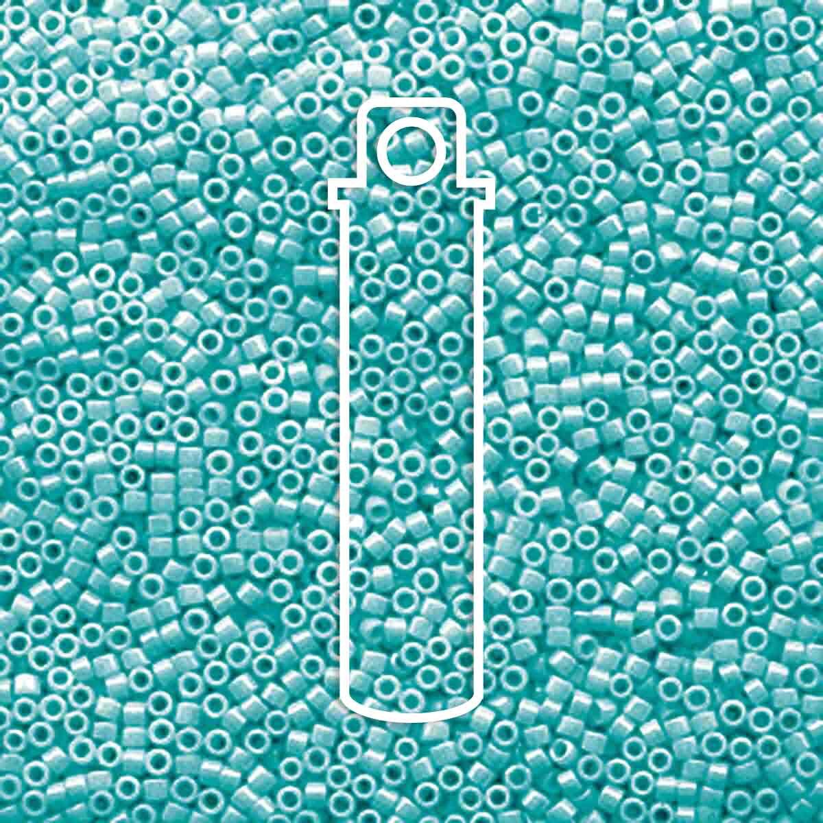 # 1567 DBR Delica 11/0 OPAQUE SEA OPAL LUSTRE - 7.2g Tube