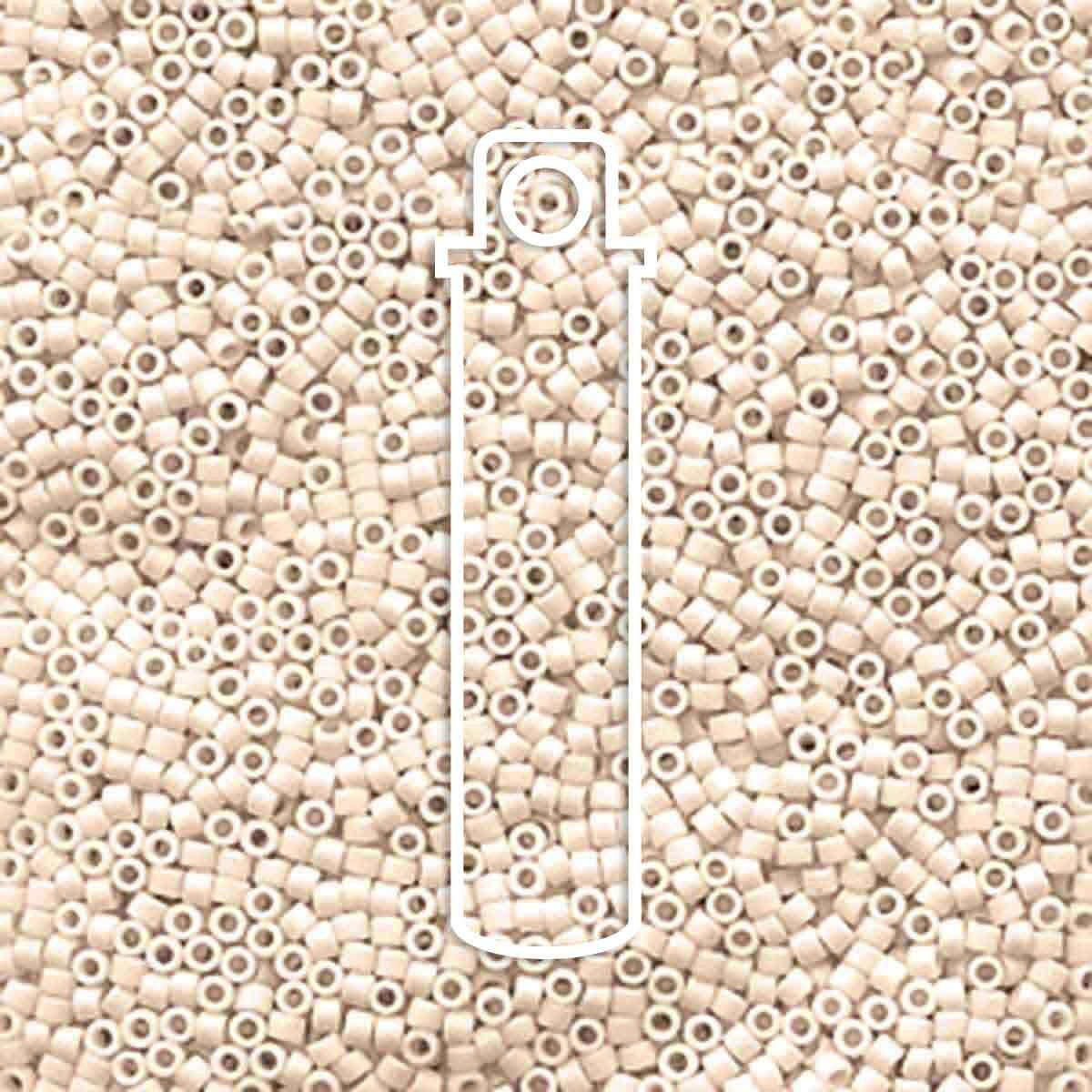 # 1581 DBR Delica 11/0 MATTE OPAQUE PEAR - 7.2g Tube