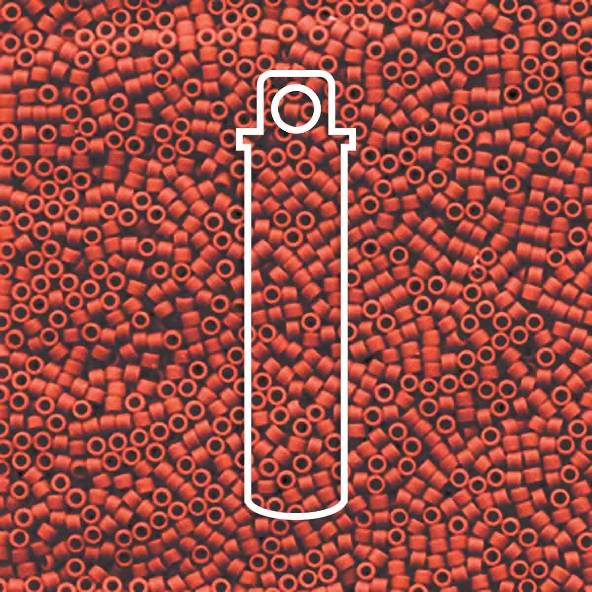 # 1584 DBR Delica 11/0 MATTE OPAQUE CURRANT - 7.2g Tube