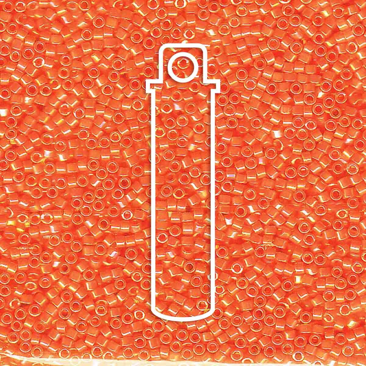 # 161 DBR Delica 11/0 OPAQUE ORANGE AB - 7.2g Tube