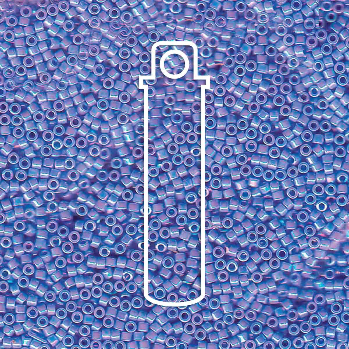 # 167 DBR Delica 11/0 OPAQUE LIGHT SAPPHIRE AB - 7.2g Tube - Bead Shack