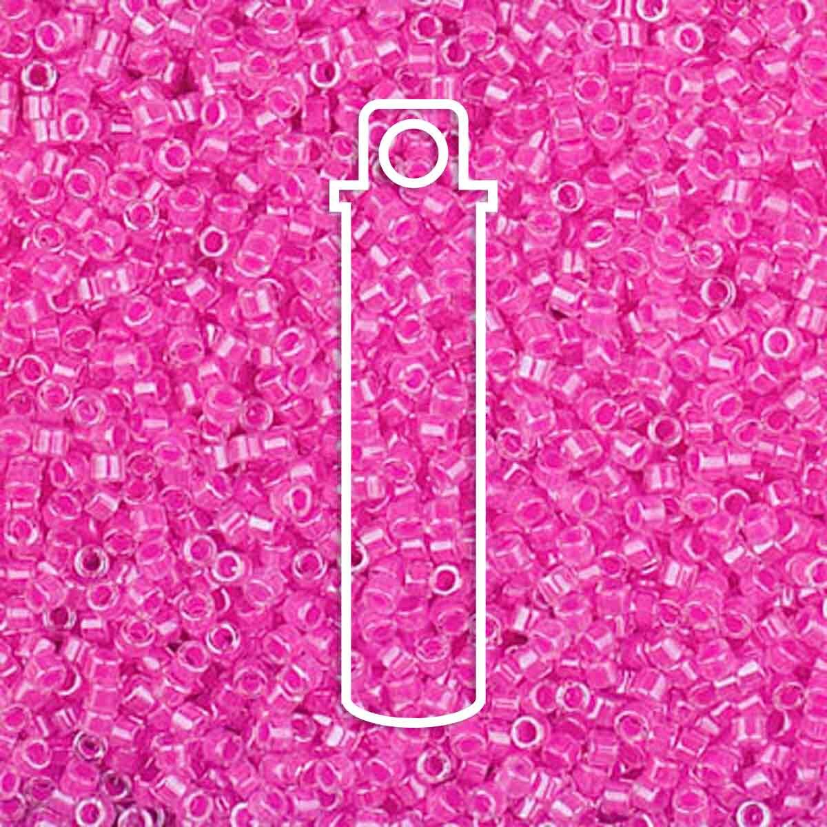 # 2037 DBR Delica 11/0 LUMINOUS HOT MAGENTA - 7.2g Tube