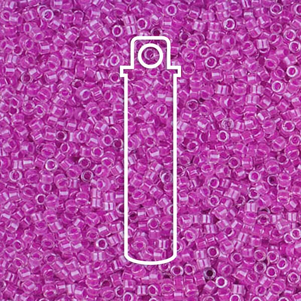 # 2038 DBR Delica 11/0 LUMINOUS PLUM CRAZY - 7.2g Tube