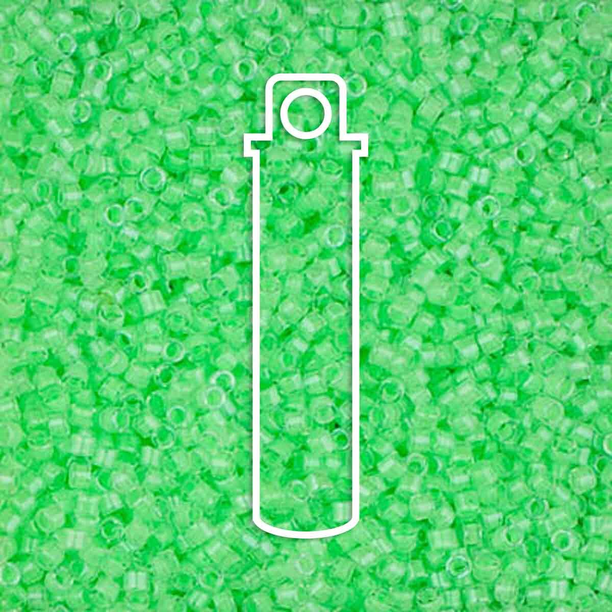 # 2040 DBR Delica 11/0 LUMINOUS MINT GREEN - 7.2g Tube