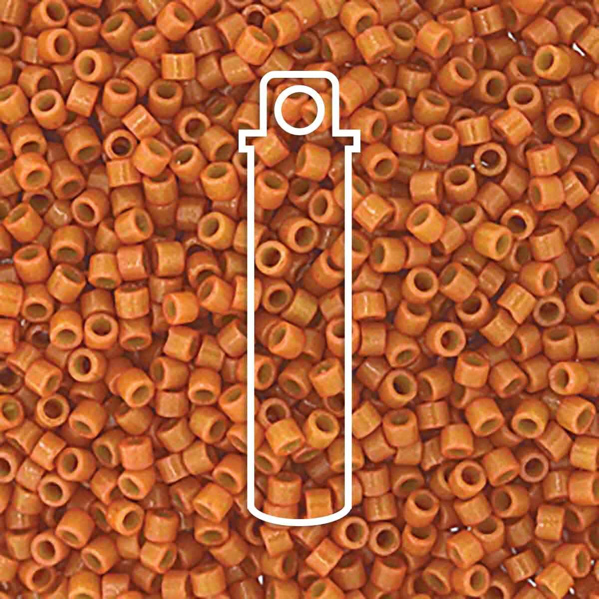 # 2107 DBR Delica 11/0 DURACOAT OPAQUE CEDAR - 7.2g Tube