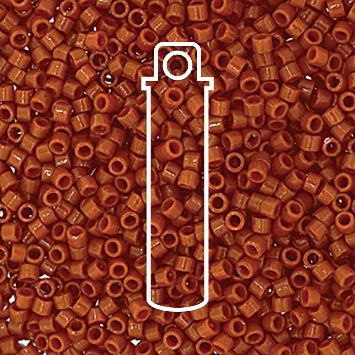 # 2109 DBR Delica 11/0 DURACOAT OPAQUE SIENNA - 7.2g Tube