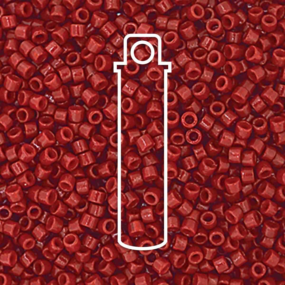 # 2119 DBR Delica 11/0 DURACOAT OPAQUE JUJUBE - 7.2g Tube