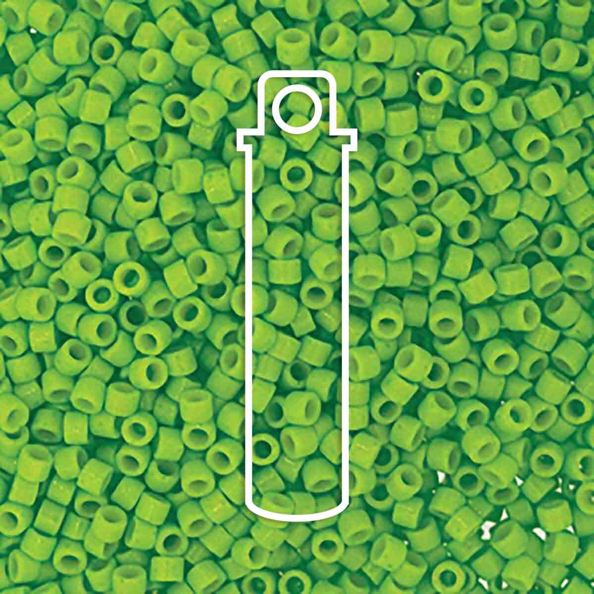 # 2121 DBR Delica 11/0 DURACOAT OPAQUE KIWI - 7.2g Tube