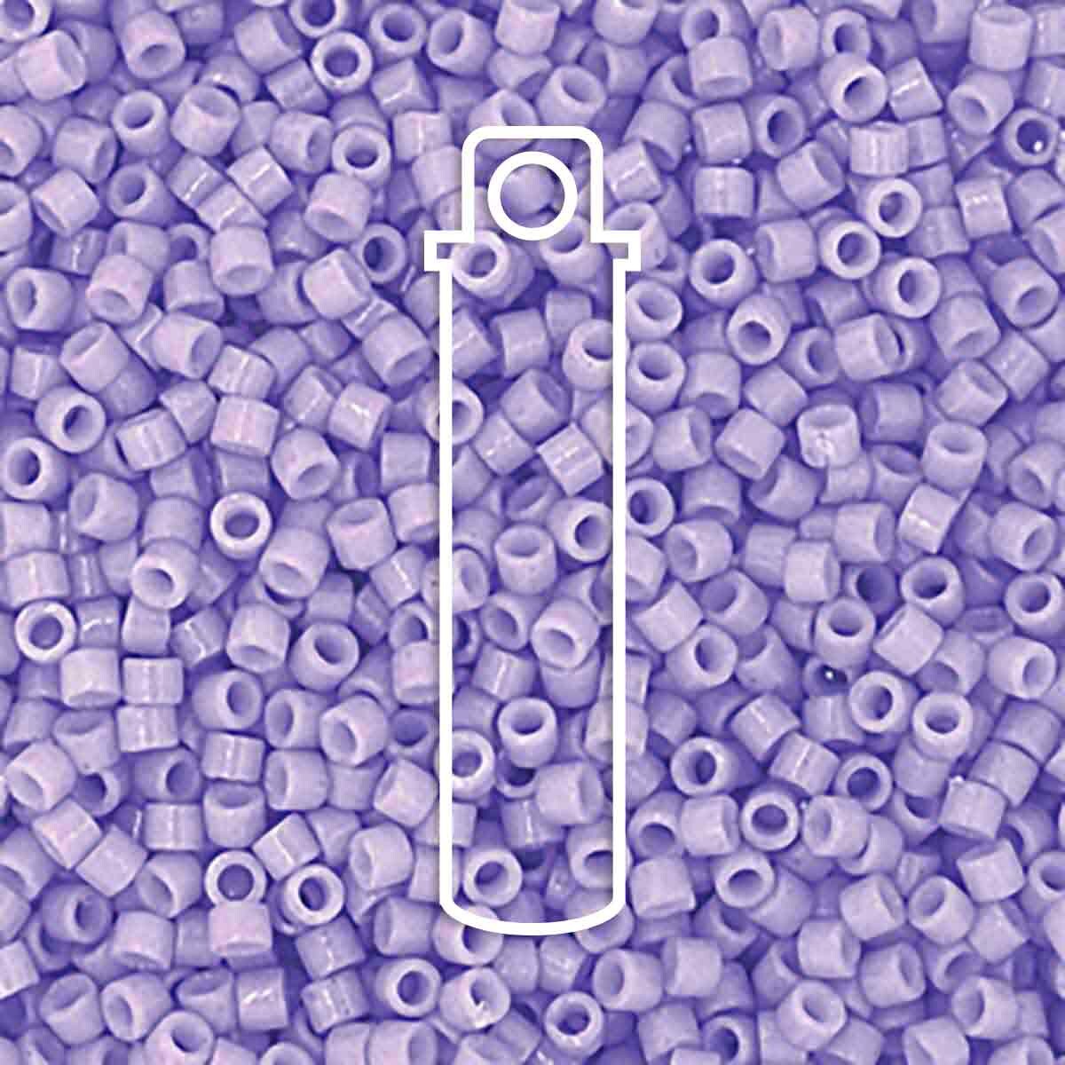 # 2138 DBR Delica 11/0 DURACOAT OPAQUE COLUMBINE PURPLE - 7.2g Tube