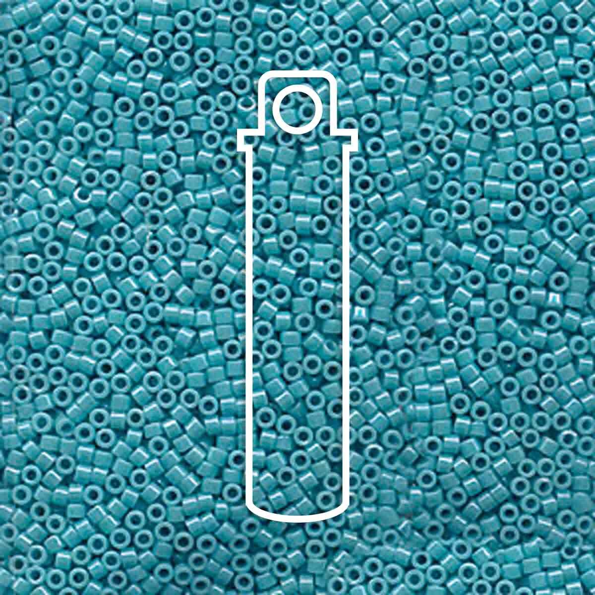# 217 DBR Delica 11/0 OPAQUE LIGHT AQUA BLUE LUSTRE - 7.2g Tube