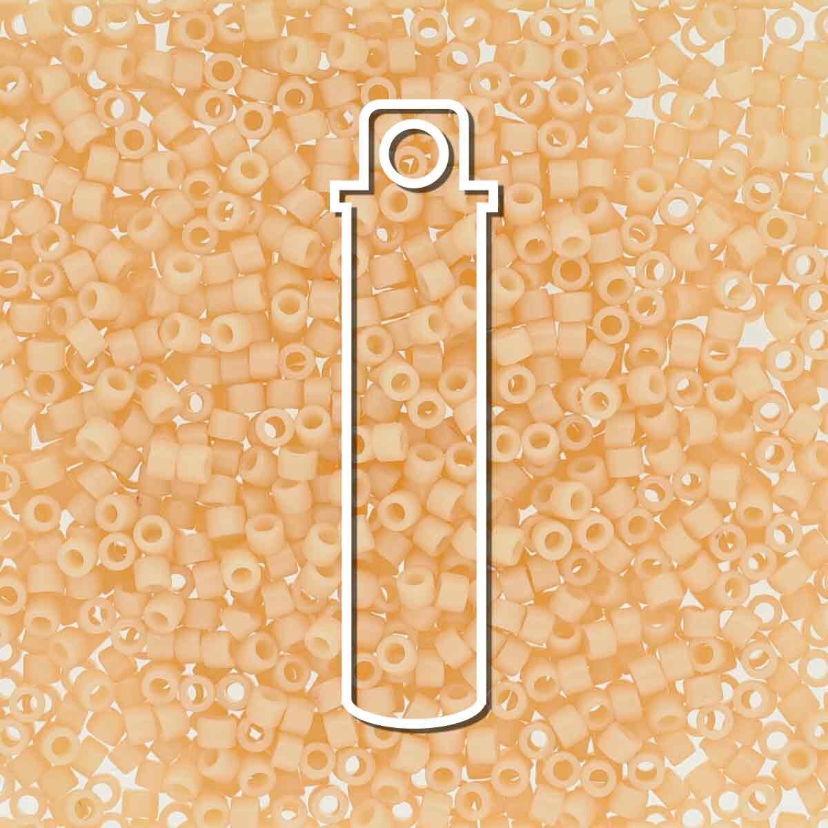 # 2351 DBR Delica 11/0 DURACOAT OPAQUE FRENCH VANILLA - 7.2g Tube