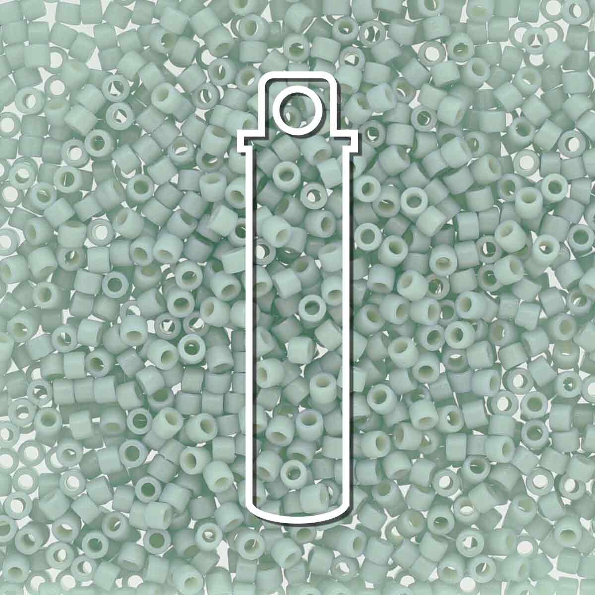 # 2356 DBR Delica 11/0 DURACOAT OPAQUE OCEAN SPRAY - 7.2g Tube