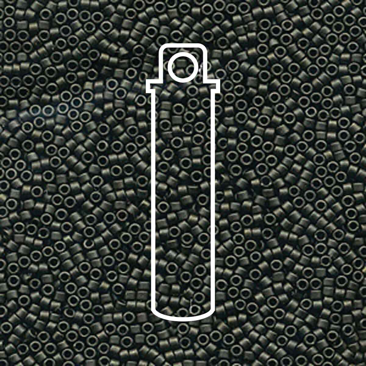 # 311 DBR Delica 11/0 MATTE METALLIC OLIVE GREEN - 7.2g Tube