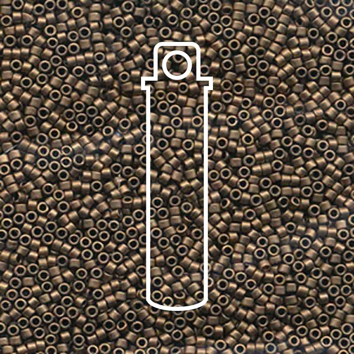 # 322 DBR Delica 11/0 MATTE METALLIC GOLD - 7.2g Tube