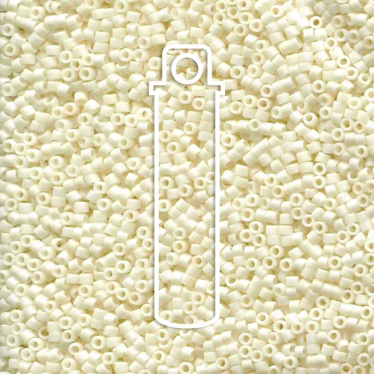 # 352 DBR Delica 11/0 MATTE CREAM - 6.6g Tube