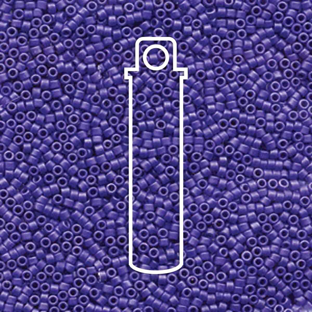 # 361 DBR Delica 11/0 MATTE METALLIC SAPPHIRE BLUE - 6.9g Tube