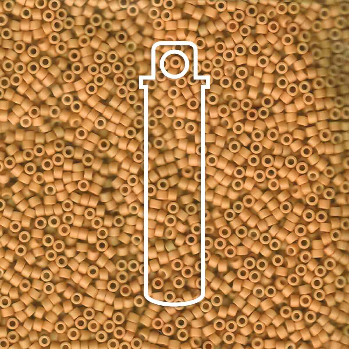 # 389 DBR Delica 11/0 MATTE OP LT TERRACOTTA - 7.2g Tube