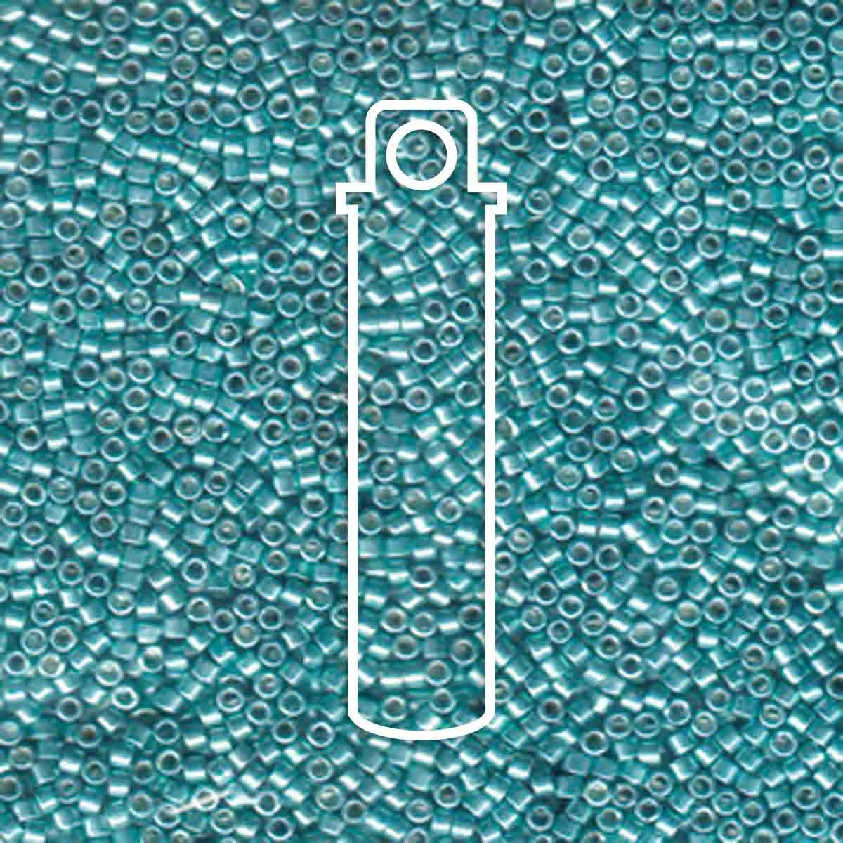 # 415 DBR Delica 11/0 GALVANISED TURQUOISE - 7.2g Tube