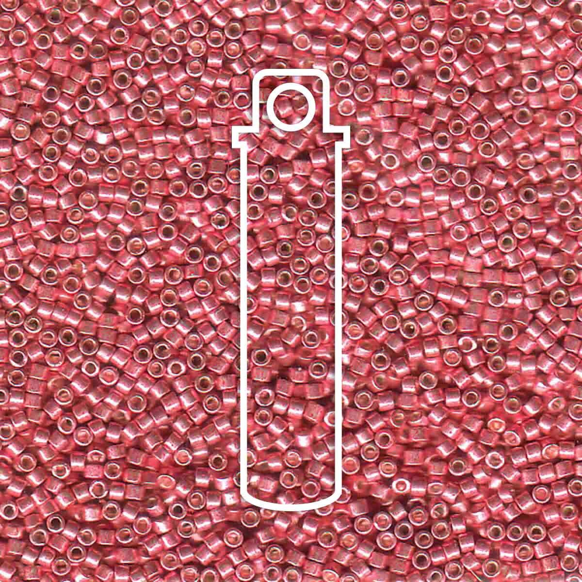 # 420 DBR Delica 11/0 GALVANISED PINK - 7.2g Tube