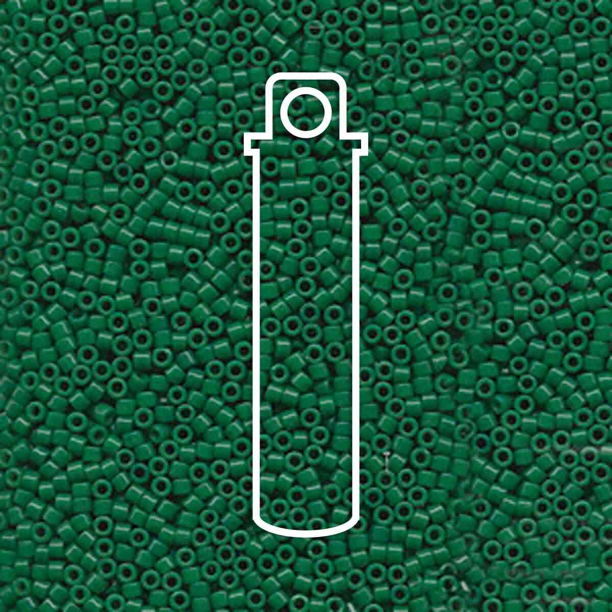 # 656 DBR Delica 11/0 DYED OPAQUE JADE GREEN - 7.2g Tube