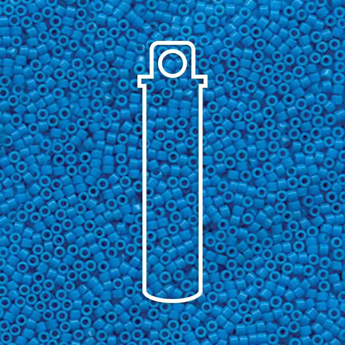 # 659 DBR Delica 11/0 DYED OPAQUE CAPRI BLUE - 7.2g Tube