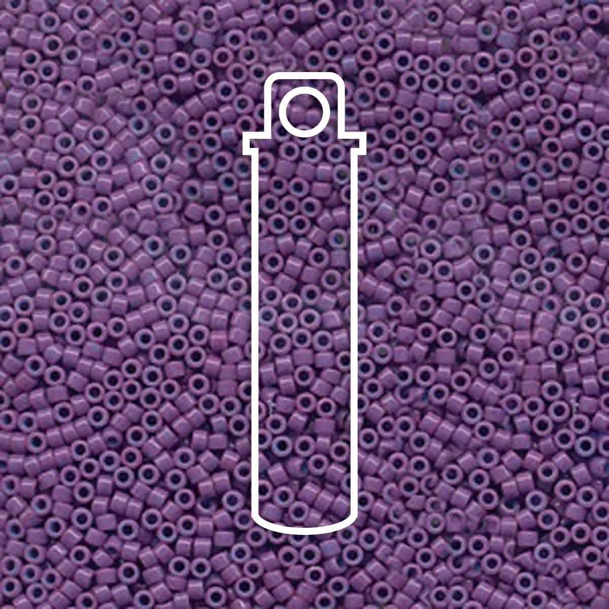 # 660 DBR Delica 11/0 DYED OPAQUE LAVENDER - 7.2g Tube