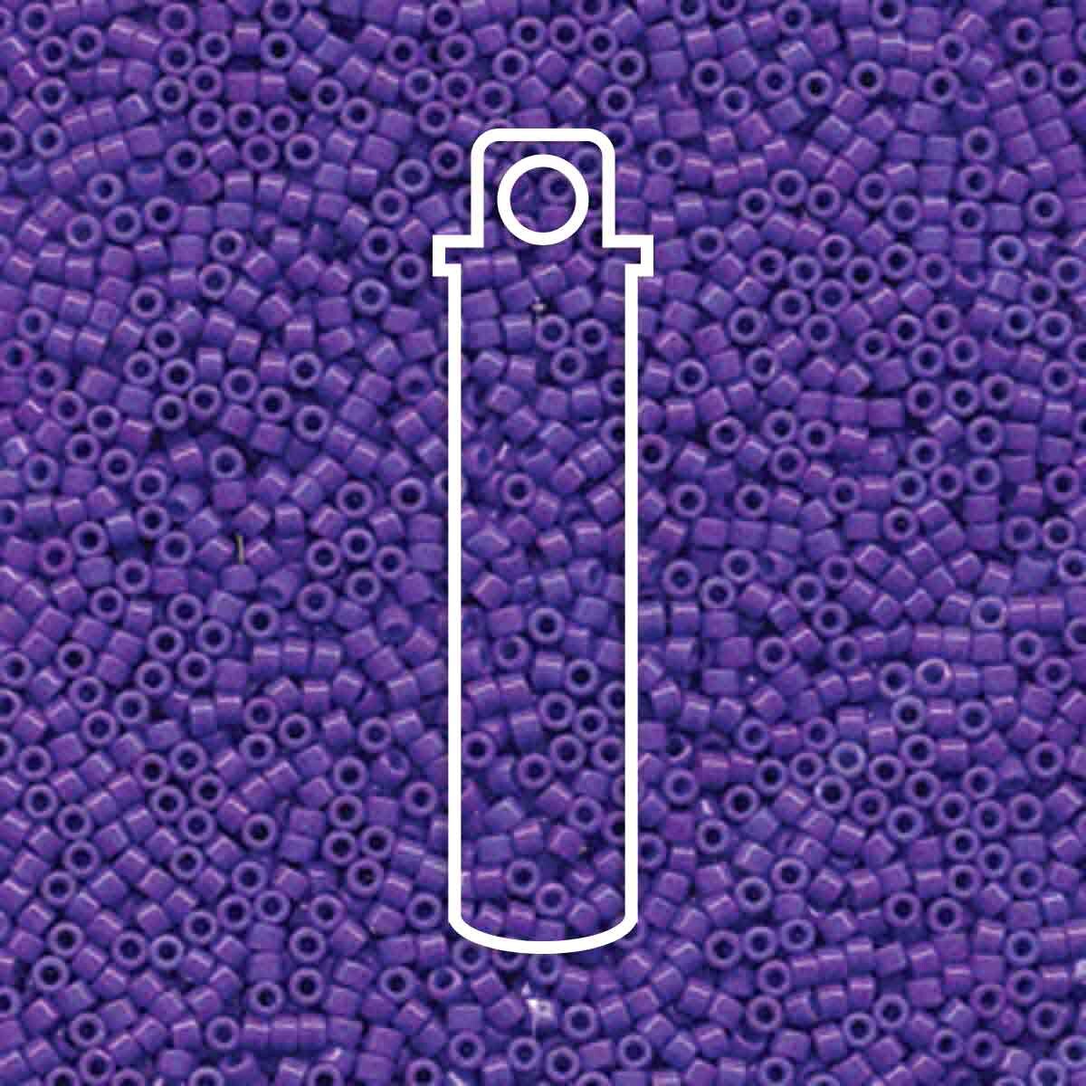# 661 DBR Delica 11/0 DYED OPAQUE PURPLE - 7.2g Tube