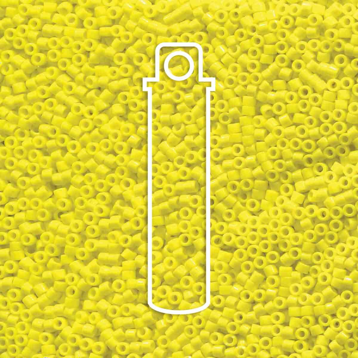 # 721 DBR Delica 11/0 OPAQUE YELLOW - 7.2g Tube