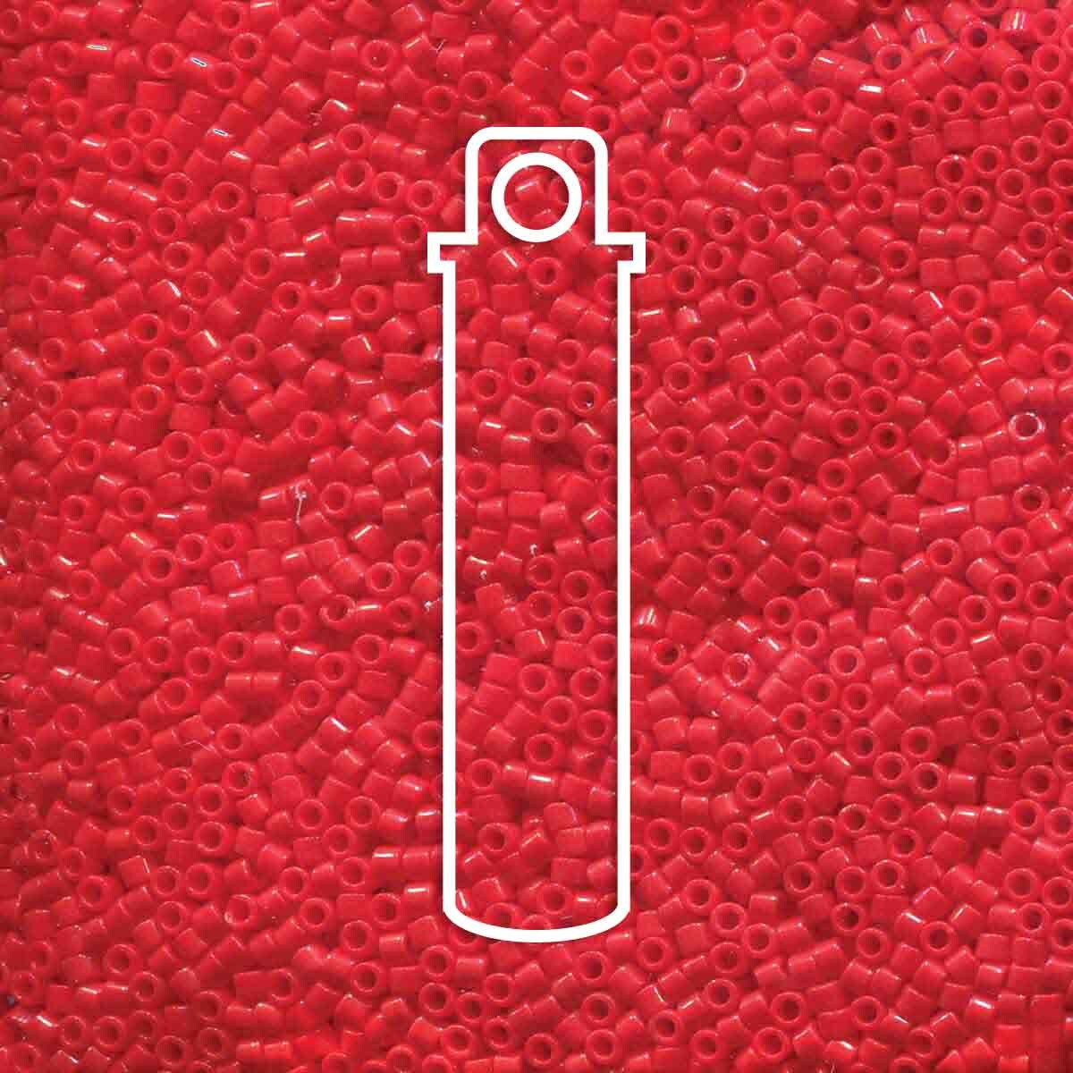 # 723 DBR Delica 11/0 OPAQUE DARK CRANBERRY - 7.2g Tube