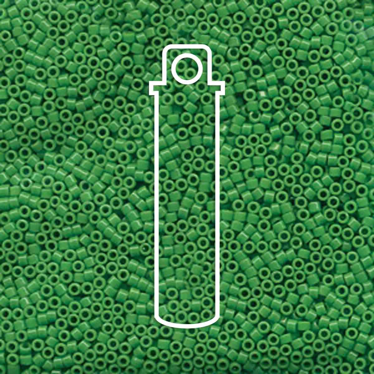 # 724 DBR Delica 11/0 OPAQUE PEA GREEN - 7.2g Tube