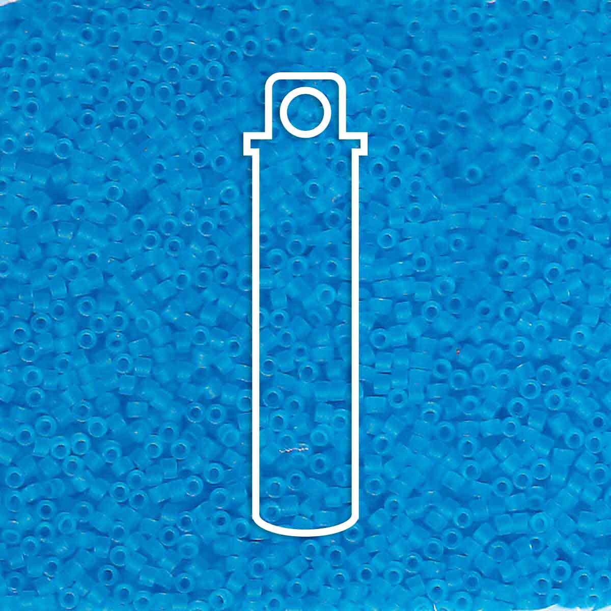 # 747 DBR Delica 11/0 MATTE TRANSPARENT LIGHT BLUE - 7.2g Tube