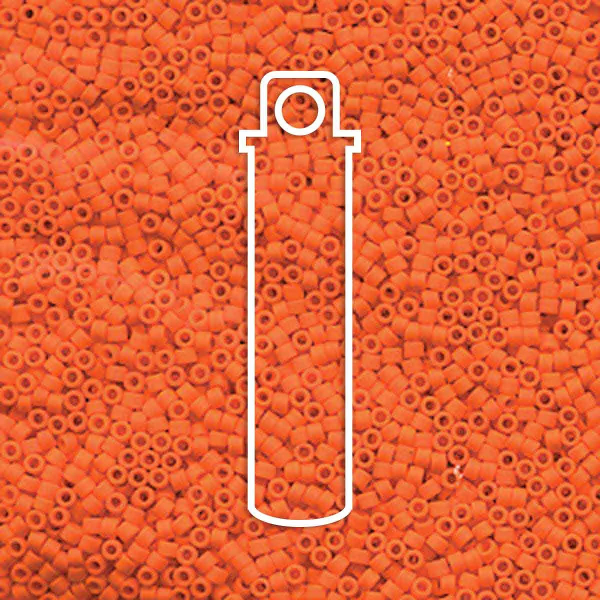 # 752 DBR Delica 11/0 MATTE OPAQUE ORANGE - 6.7g Tube