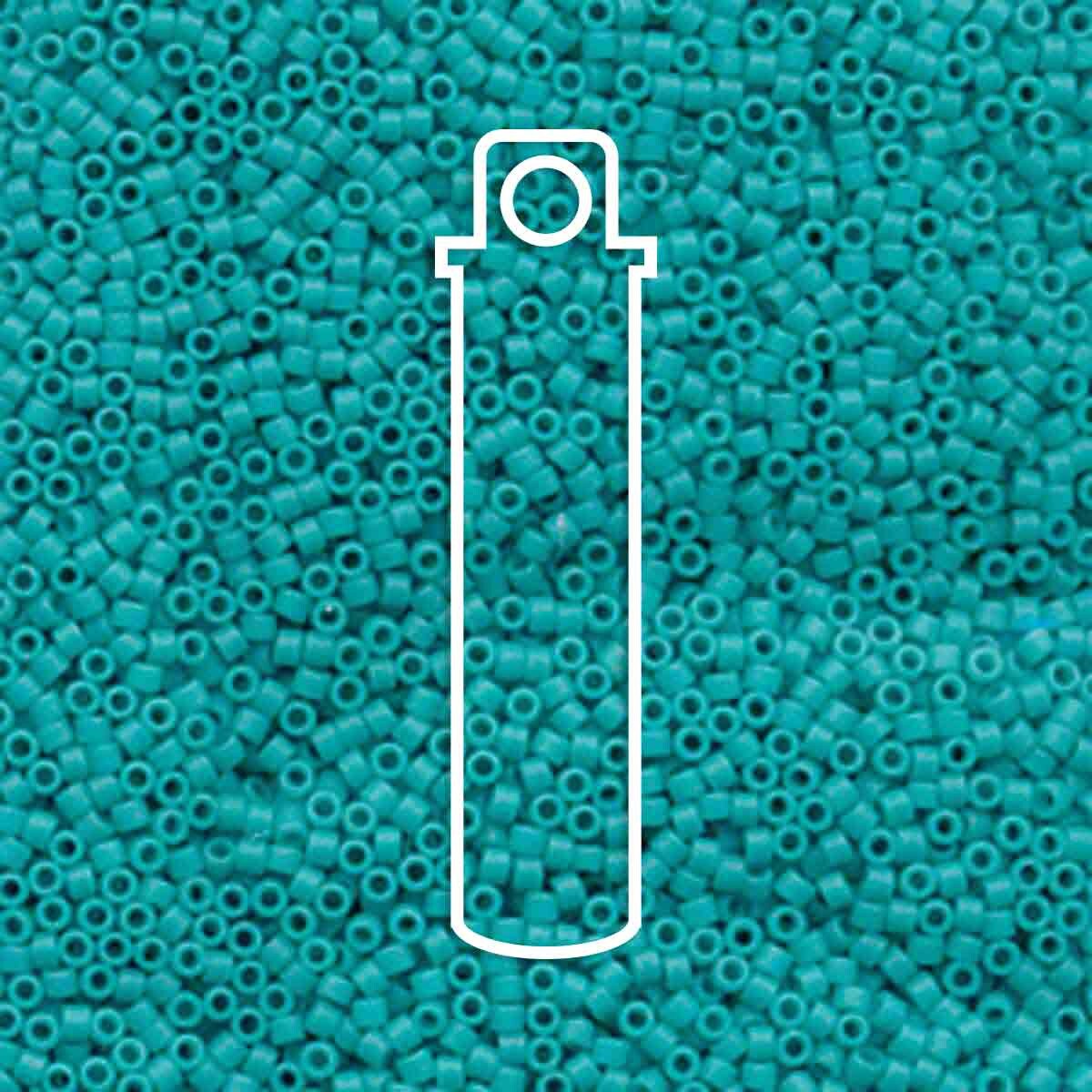 # 759 DBR Delica 11/0 MATTE OPAQUE TURQUOISE - 7.2g Tube