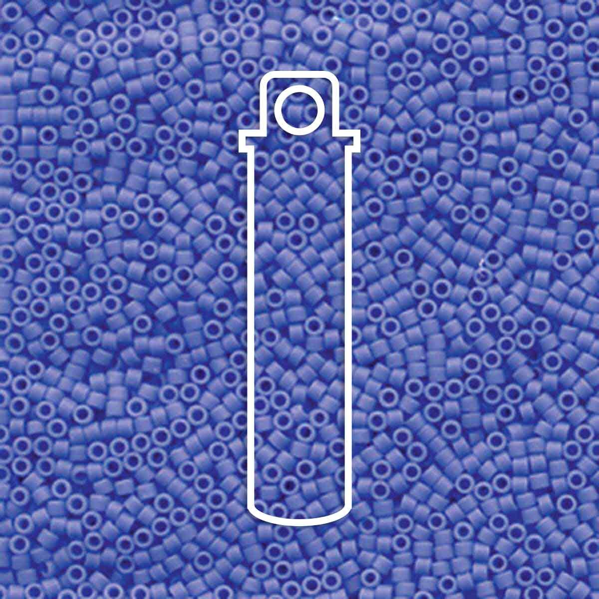 # 760 DBR Delica 11/0 MATTE OPAQUE LIGHT SAPPHIRE - 7.2g Tube