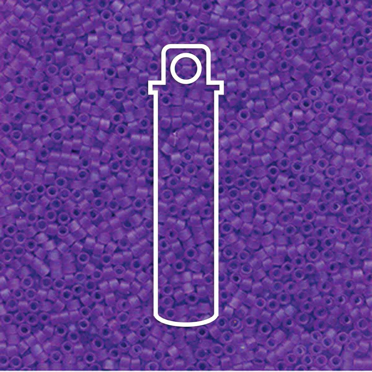 # 783 DBR Delica 11/0 DYED MATTE TRANSPARENT PURPLE - 7.2g Tube