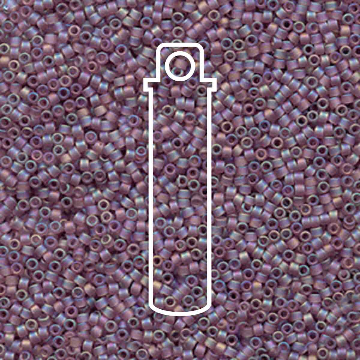 # 857 DBR Delica 11/0 MATTE LIGHT AMETHYST AB - 7.2g Tube