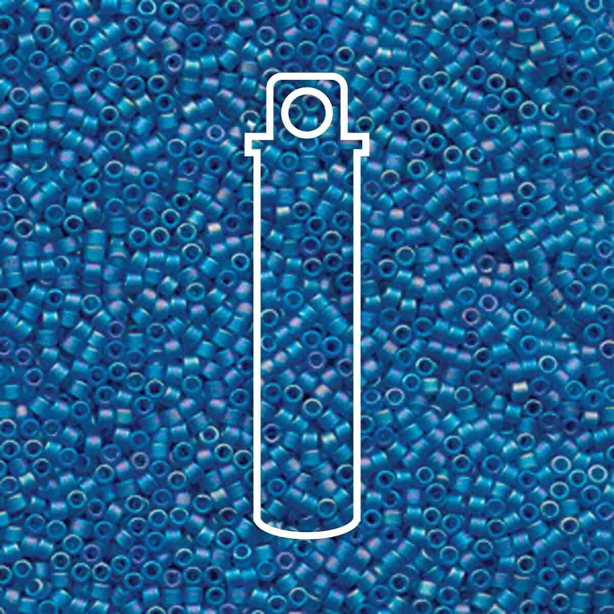 # 862 DBR Delica 11/0 MATTE LIGHT BLUE AB - 7.2g Tube