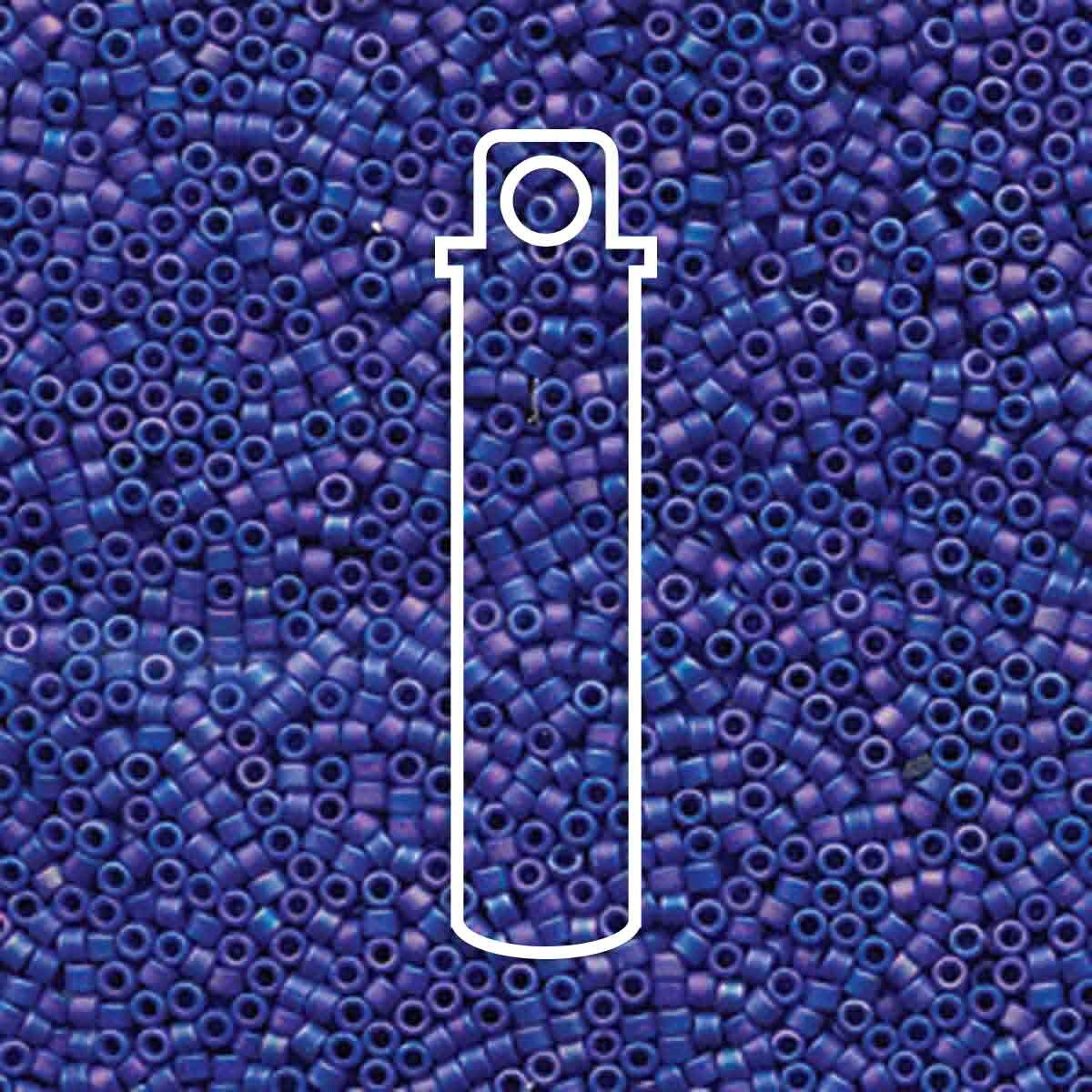 # 880 DBR Delica 11/0 MATTE OPAQUE DARK BLUE - 7.2g Tube