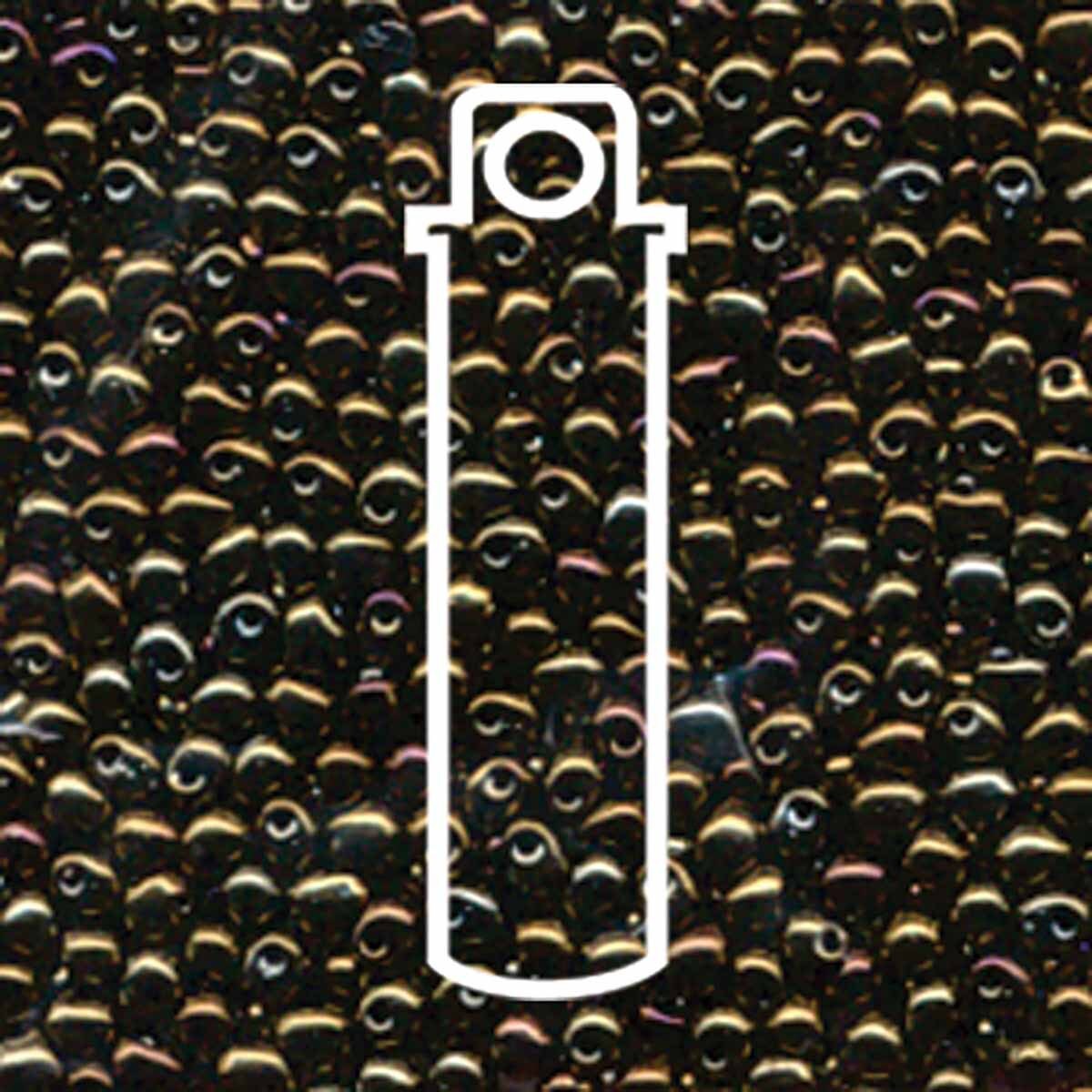 Brown Iris 3.4mm Drop - 25 gram Tube