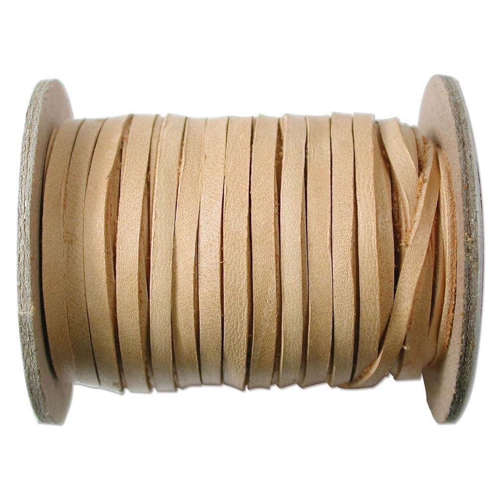 leather suede lace cord string on a white background shown on a roll for the purpose of jewelry and craft making
