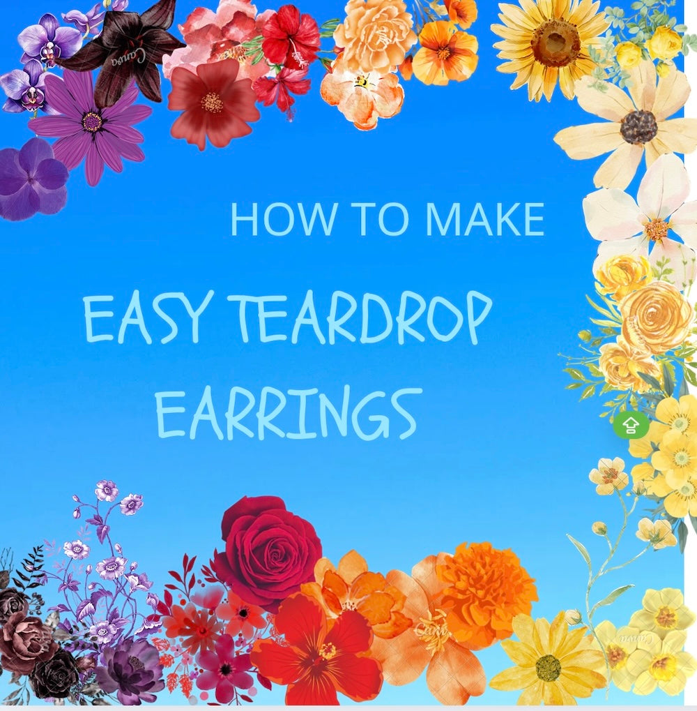 FREE Make an Easy Teardrop Earring Tutorial