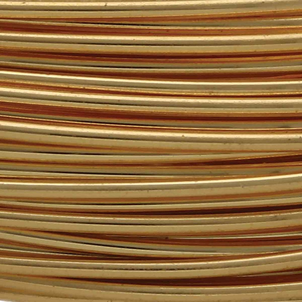 18 gauge German Style Wire - Gold - Medium Temper
