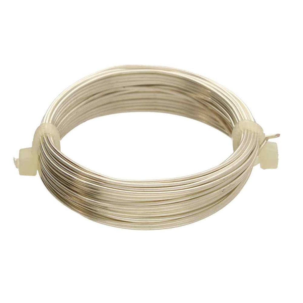 22 gauge German Style Wire - Silver - Medium Temper